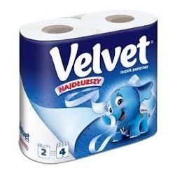 Ręcznik papierowy VELVET - 2 rolki - najdłuższy